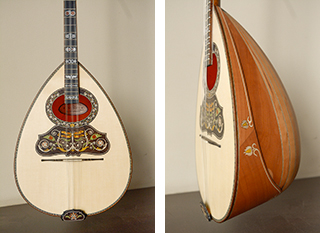 Τετράχορδο μπουζούκι Bubinga brulee Golden Series