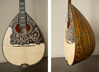 Τετράχορδο μπουζούκι από Anacardia Indica