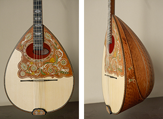 Τετράχορδο μπουζούκι από ευκάλυπτο πομελε