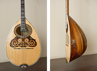 Τετράχορδο μπουζούκι Bubinga brulee Golden Series