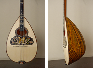 3 strings bouzouki from Anacardia Indica - Mourtzinos Replica