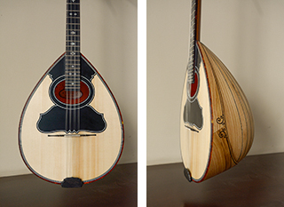 Τετράχορδο μπουζούκι Bubinga brulee Golden Series