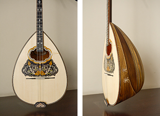 Τρίχορδο μπουζούκι από Ακακία